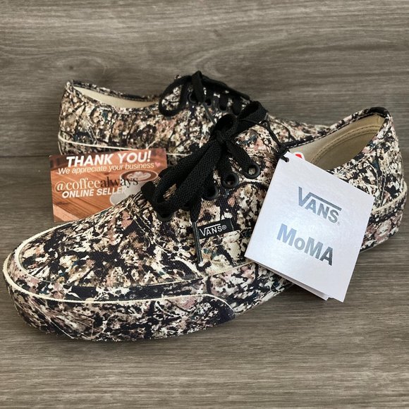Vans x MoMA Authentic Jackson Pollock "American" Women's NWOB - Picture 1 of 9